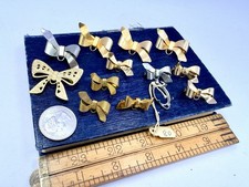 12 Pcs Vintage Settings Brooch Pin Blanks Bow...