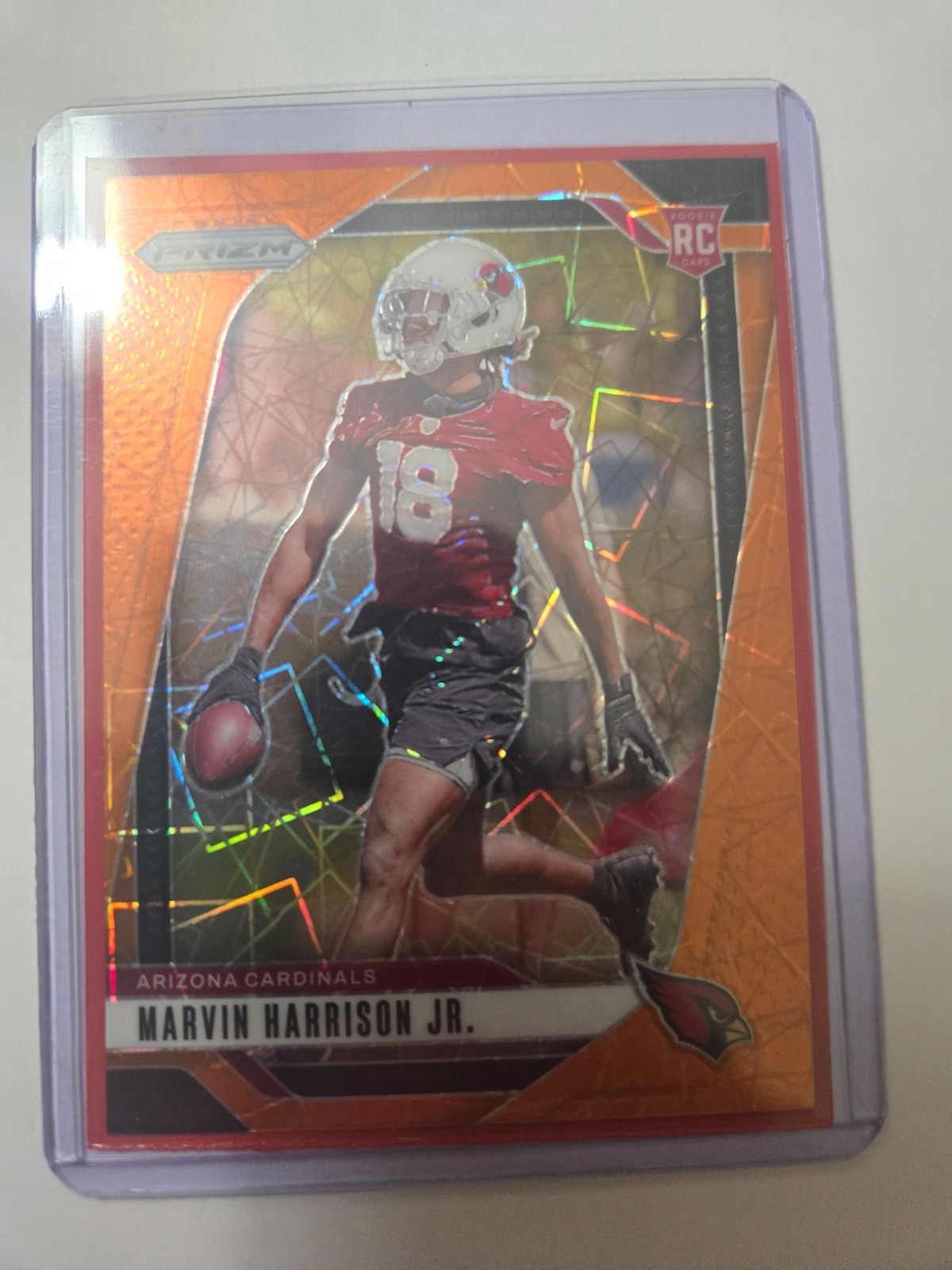 2024 Panini Prizm - Rookies Marvin Harrison Jr. #375 Lazer Prizm (RC)