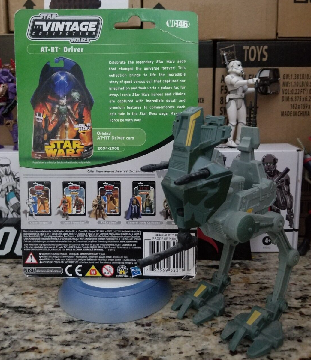 Hasbro Star Wars The Vintage Collection ROTS AT-RT Driver VC46 HTF