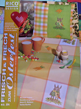 Kreuzstich RICO Heft 84 Ostern Fr&uuml;hling 27 Motive point de croix Borduurideetjes