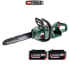 Metabo MS 36-18 LTX BL 40 36V Brushless 40cm Chainsaw With 2 x 5.2Ah Batteries