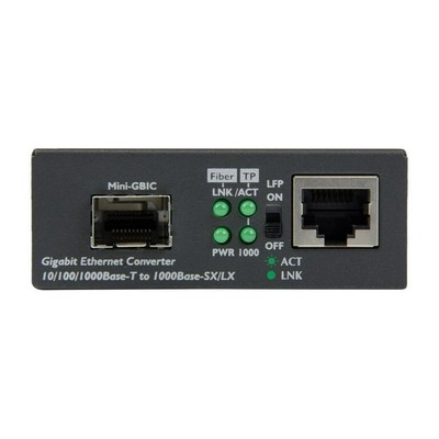 StarTech.com MCM1110SFP Gigabit Ethernet Fiber Media Converter