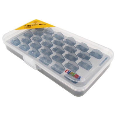 28Plastikspule mit Box Passt für Elna 300,1010,1500,1600,2002,6005,7000 CE20