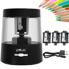 ZMOL Electric Pencil Sharpener for Colored Pencils Auto StopElectric Pencil S...