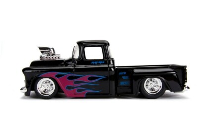JADA JUST TRUCKS 1955 CHEVY STEPSIDE PICKUP TRUCK BLOWER ENGINE