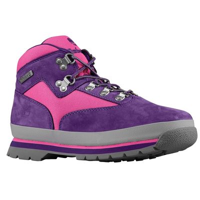 purple hiking boots