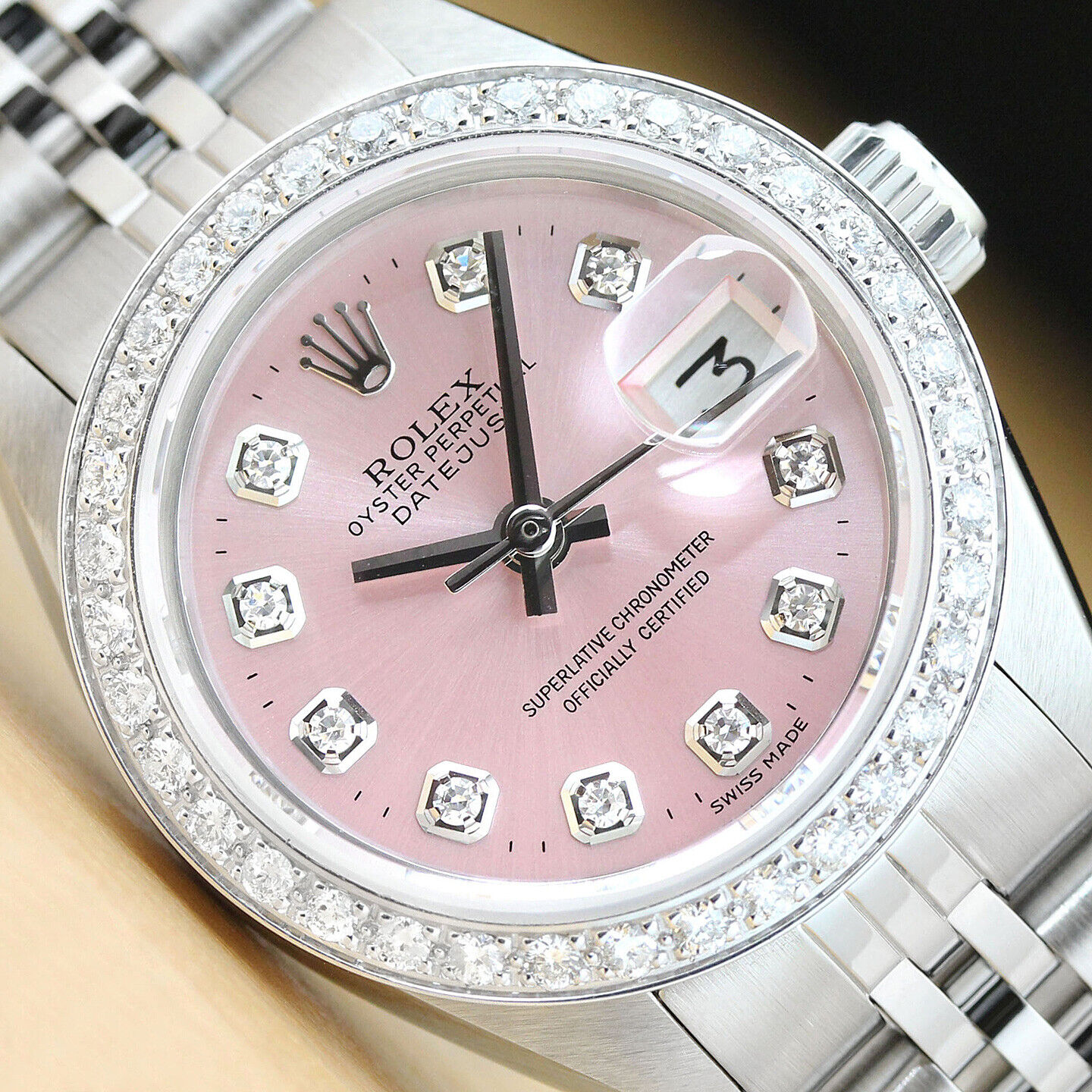 rolex datejust diamant