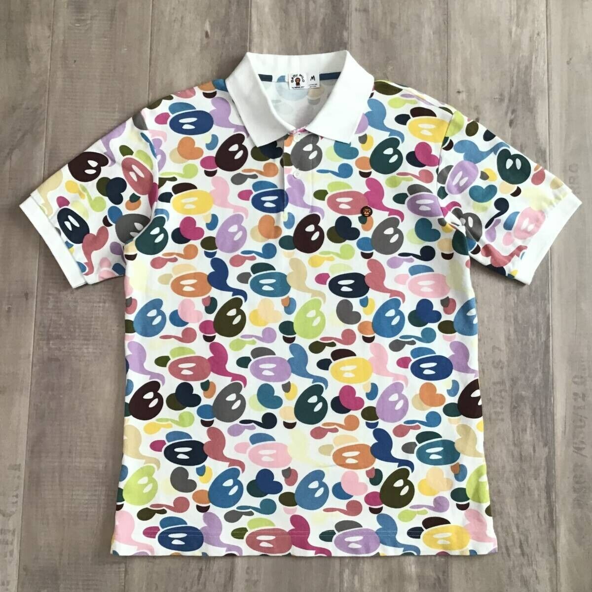 APE BAPE BABY MILO MULTI CAMO ポロシャツ　tシャツ A BATHING APE - APE BAPE BABY MILO MULTI CAMO ポロシャツ t