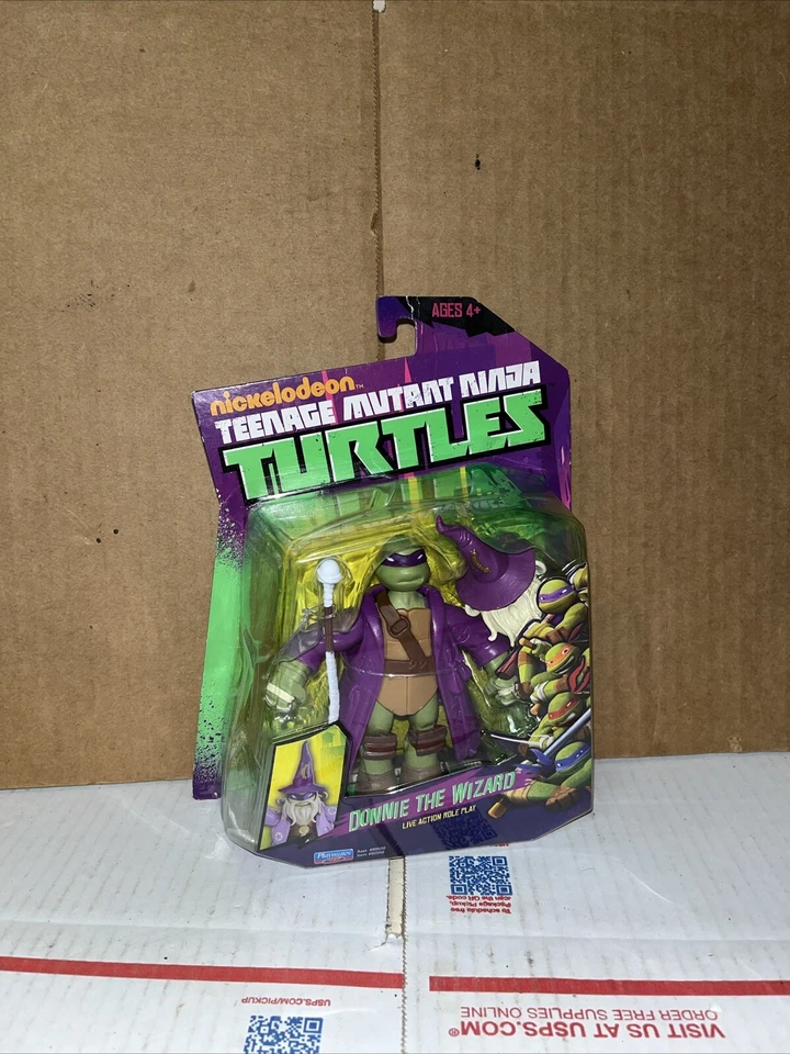 Figura de acción Tortugas Ninja Adolescentes Mutantes Donnie el Mago TMNT Playmates 2013 Foto 3 de 4