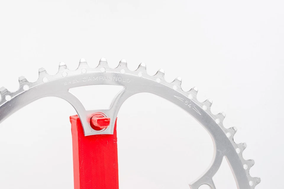 corona CAMPAGNOLO SUPER RECORD 144 bcd 54 t vintage bici da corsa girobulloni - Immagine 2 di 3