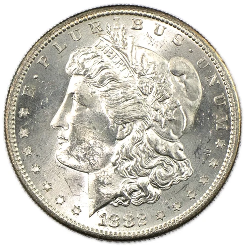 1882-S San Francisco Morgan Silver Dollar $1 Gorgeous Uncirculated BU+