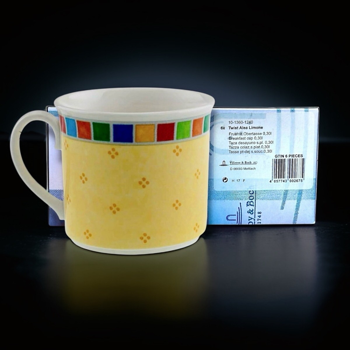 Villeroy Boch TWIST ALEA große Frühstückstasse Kaffeebecher