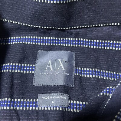 【М】 Armani Exchange Men's Premium LS Button Up Casual Shirt Size M