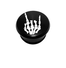 Push In tube End Caps 1-3/4"  x .095 Wall Tube Black Anodized Aluminum Horns