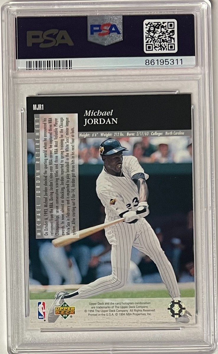 レア90S UPPERDECK JORDAN RETIREMENT CARD レア90S UPPERDECK JORDAN