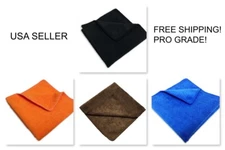 Case 96 16x16 Microfiber Cleaning/Detailing Towels, 300GSM PRO GRADE (BDBODBR)