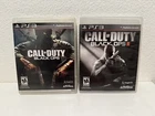 Call of Duty Black Ops 1 and 2 PS3 PlayStation 3 2 Game Lot CIB W Manuals TESTED
