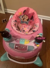 Adjustable Disney Baby Minnie Mouse Walker With Activity Station - 11525