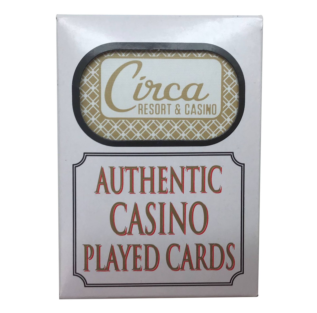 Casino Playing Cards - Circa Casino Las Vegas Playing Cards Gold
