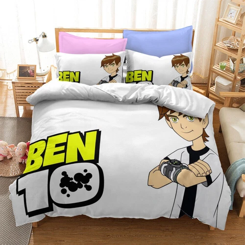 Ben 10 3D Duvet Cover Bettbezug Bettwäsche Set Kissenbezug Qulit Single Double - Bild 5 von 13