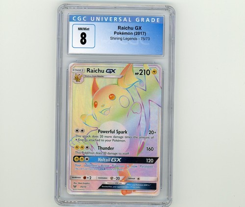 Raichu-GX graded CGC 8 for sale on eBay