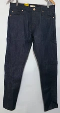 The Unbranded Brand UB401 Tight Fit Selvedge Denim Jeans Dark Wash EUC ~ 32x32
