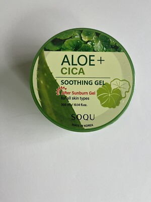 SOQU Aloe + Cica Soothing Gel After Sunburn  Gel For All Skin Types 300 ml