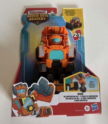 Transformers Playskool Heroes Rescue Bots Academy Wedge The Construction-Bot... 