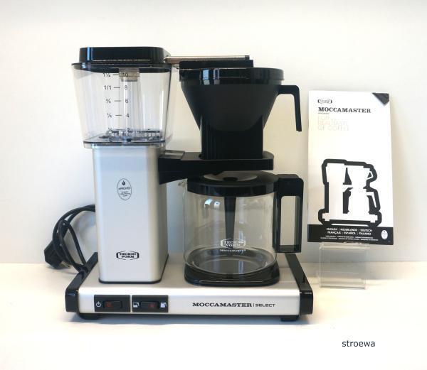 Cafetera Moccamaster KBG Select Matt Silver