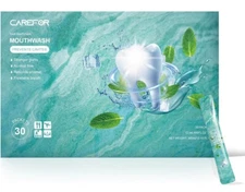 Carefor Portable Mouthwash – Fresh Mint Travel Oral Rinse Hygiene Solution