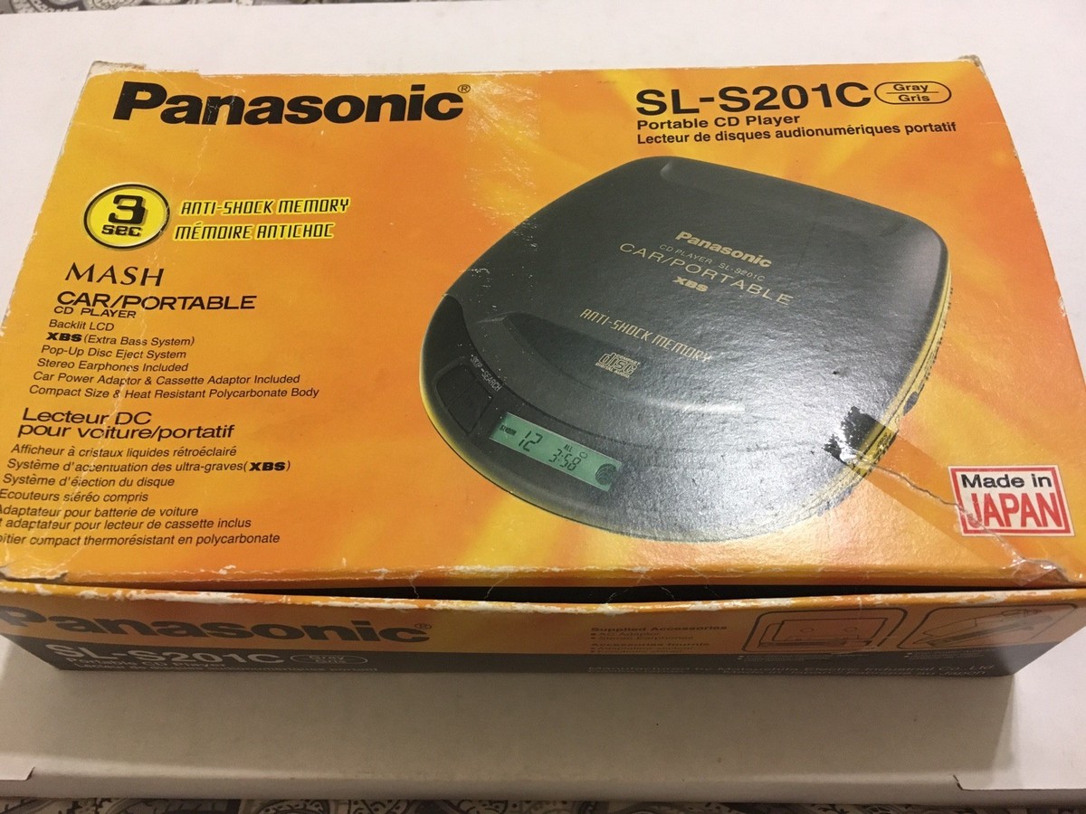 Panasonic Sl-s201c Portable CD Compact Disc Player 1995 Japan