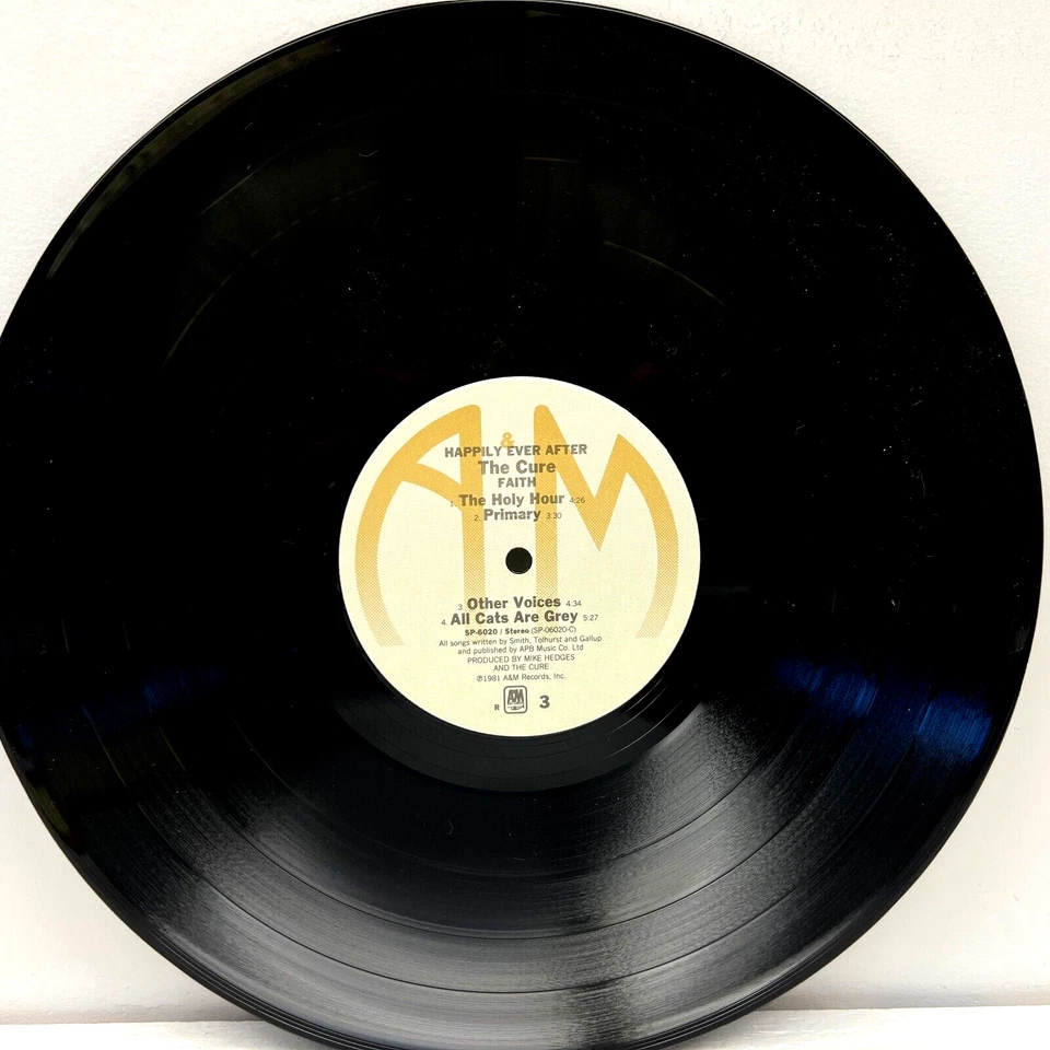 The Cure Happily Ever After 1986 Vinyl A&M Records - Image 4 of 4