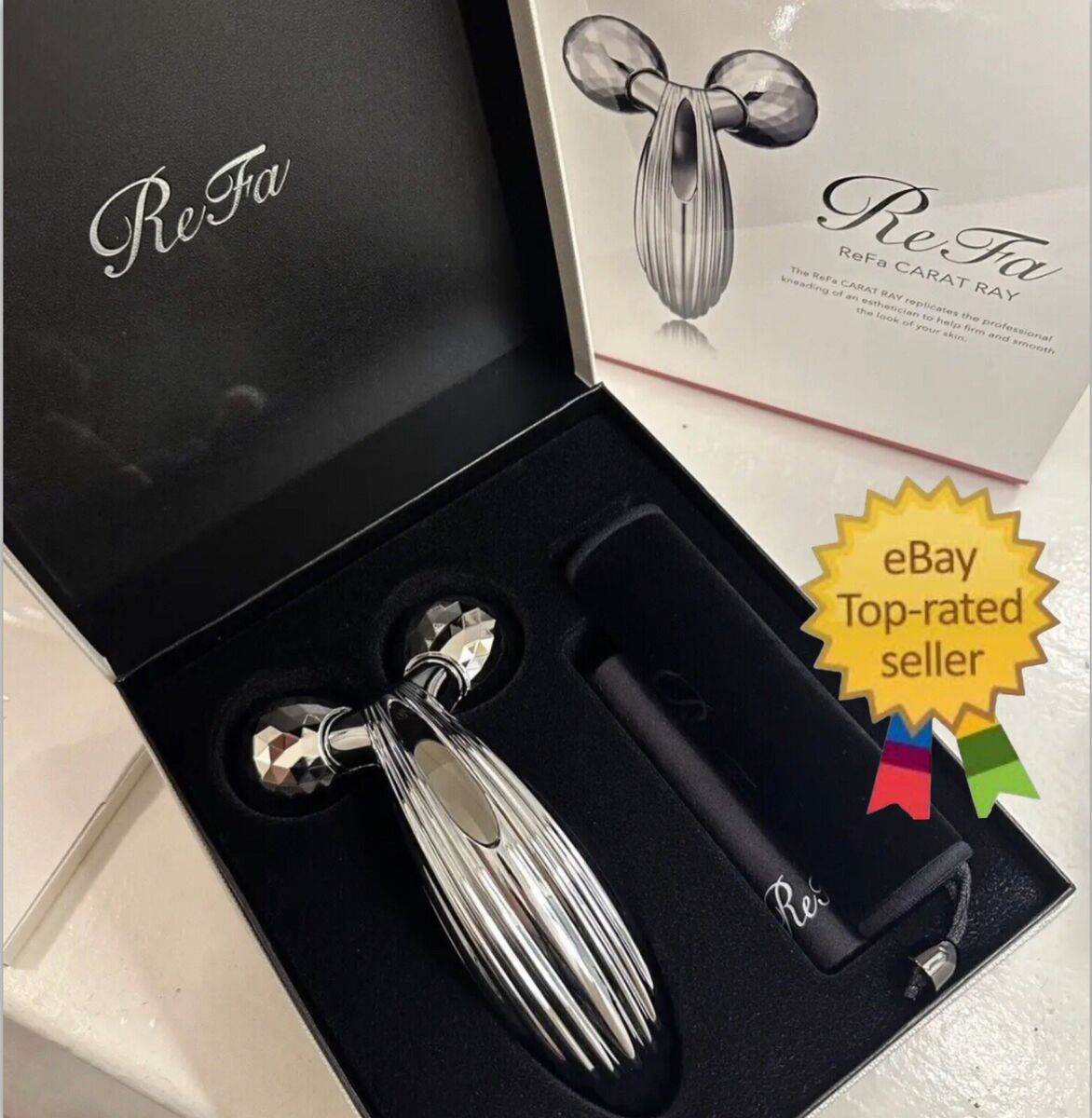 MTG ReFa Carat Ray Face Beauty Body Roller RFPC2019B Facial Handy