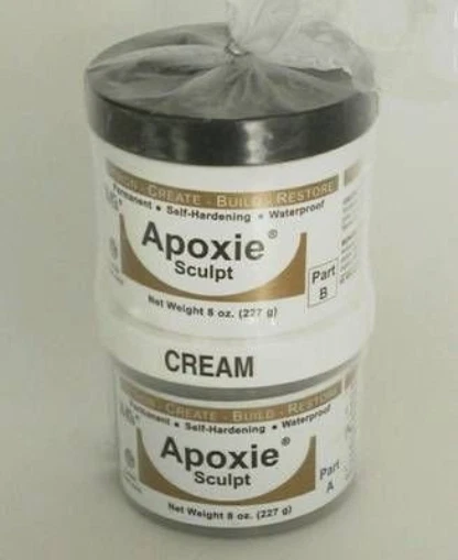 Apoxie Sculpt - 2 Part Modeling Compound A & B - 1 Pound, Natural