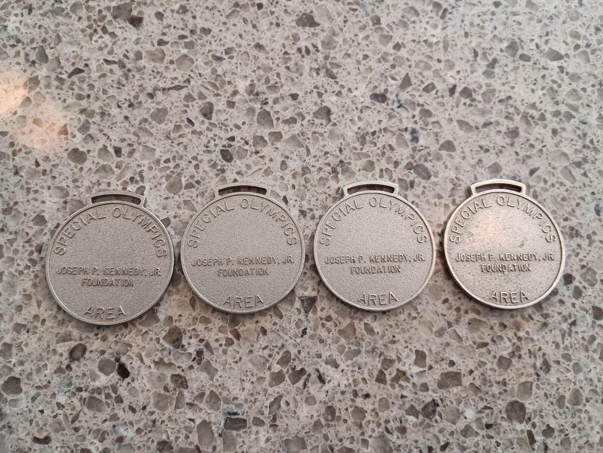 1970s Special Olympics Area Silver Medal - Joseph P. Kennedy
