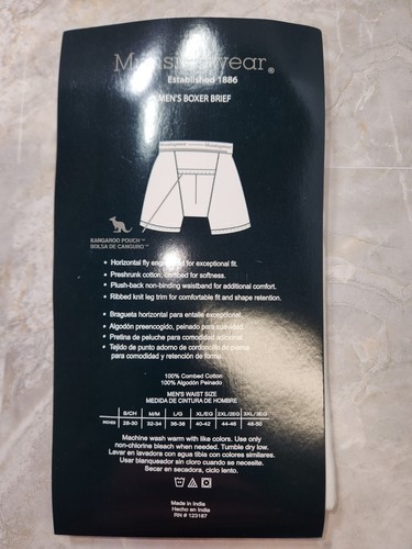 Munsingwear Herren Boxershorts 2 Paar Gr. 48-50 3XL Kängurutasche - Bild 2 von 3
