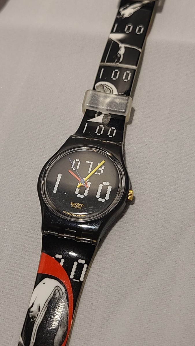 Vintage Collector Swatch Watch 1996 Atlanta Olympics NADIA 