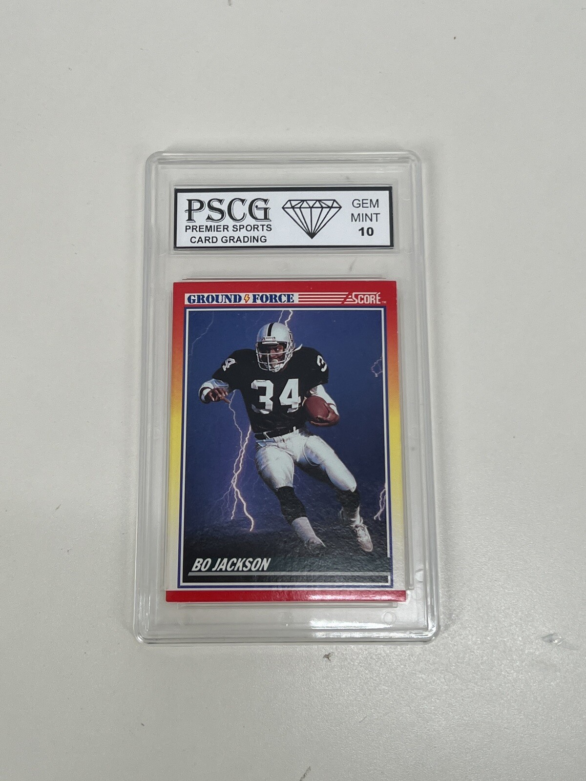 Bo Jackson #330 (Football Cards 1990 Panini Score) — is it worth grading?