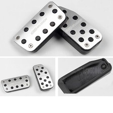 Silver Mugen Pedals Foot Accelerator Brake Pedal For At Honda Fit Hrv 2014-2019