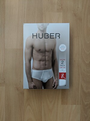 HUBER Herren Slip 2er-Pack – Superweiche Baumwolle Mit Elasthan, Bequemer Schnitt