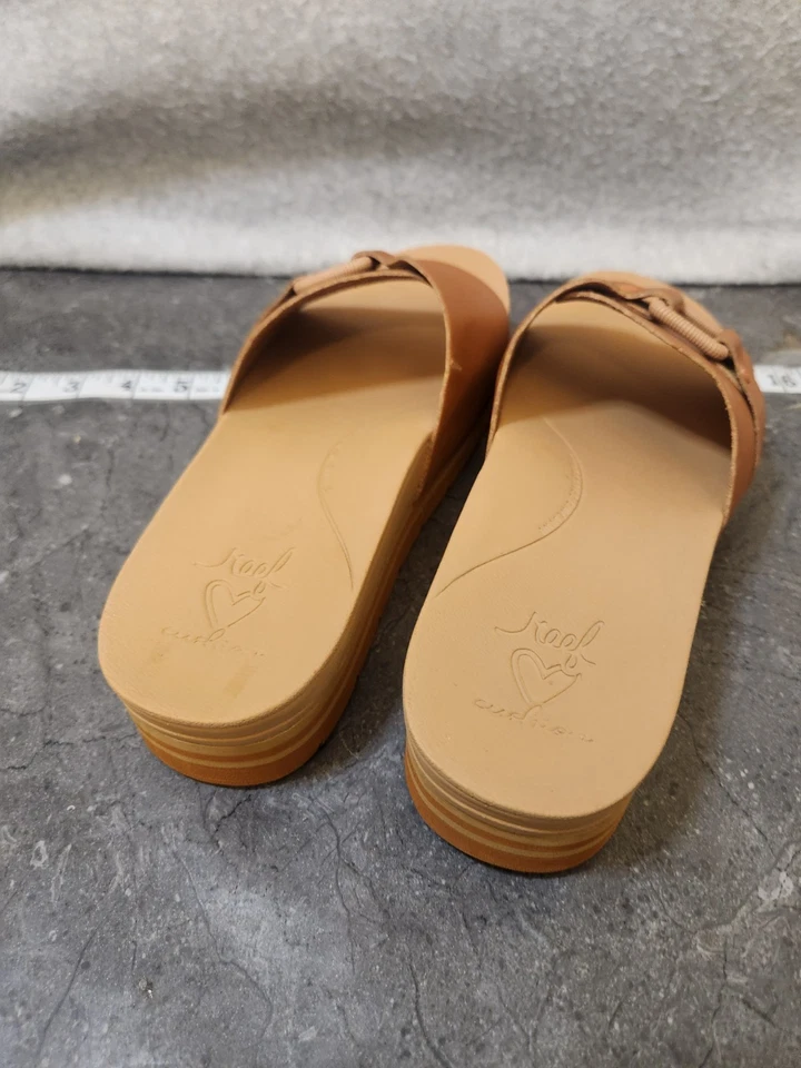 Босоножки женские Reef Cushion Soho Cruz 8 натуральные коричневые комфортные без шнуровки повседневные - Изображение 4 из 4