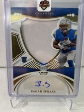 2022 Chronicles Crown Royale Silhouette Autographs Isaiah Spiller /25 (Rc) (Au)
