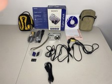 Sony Cybershot DSC-S500 Digital Camera 6MP 3x Zoom Tested Works SD Cards Cases