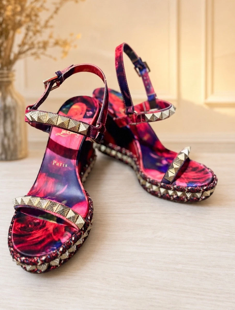 Christian Louboutin Women's Ankle Strap Red for sale | eBay