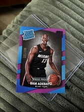2017-18 Panini Donruss BAM ADEBAYO Press Proof Purple 1/199 #187 Heat RC FOP