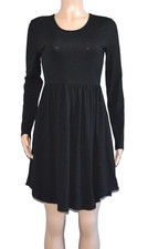 LONGYUAN Women’s/Junior Long Sleeve Casual Swing Dress with Pockets Size Medium