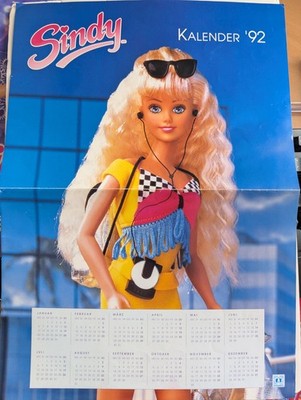 Sindy Hasbro Plakat Kalender 90er