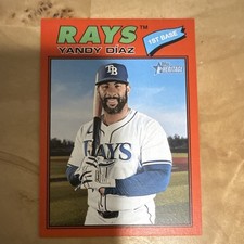 Topps 2026 Heritage Yandy Díaz Red Border Baseball Card #47