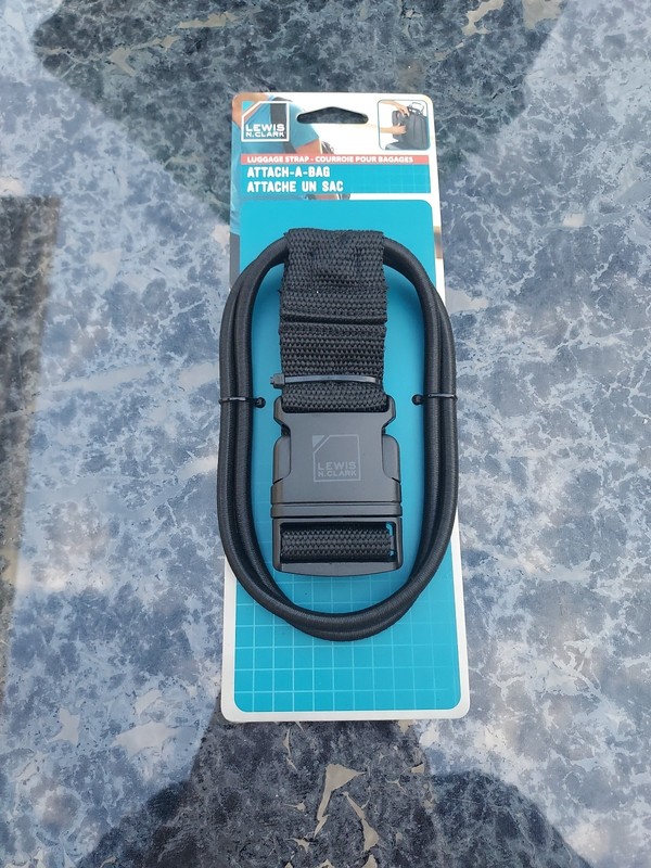 Lewis N. Clark Add-A-Bag Luggage Strap,The Handy Strap that Snaps 2 Bags Togethe