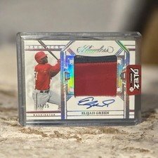 2024 Panini Flawless - Prospect Patch Autographs Elijah Green PPA-EG Ruby  15/25